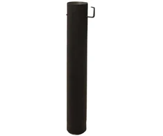 Dūmvads Abx, melna krās., 130 mm, 100 cm