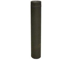 Dūmvads Abx, melna krās., 130 mm, 100 cm