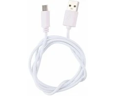 Laidas Dunlop USB-C 1m Baltas