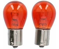 Automobilio lemputė DUNLOP 12V 21W E4, Gintarinė