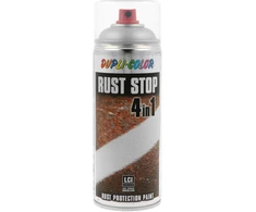 Dupli Color Purškiami antikoroziniai dažai RUST-STOP RAL9006, matiniai, 400 ml