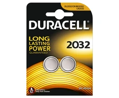 Duracell Baterijos CR 2032 3V ličio 2 vnt.