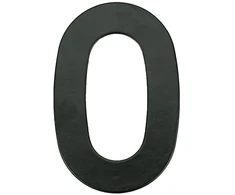 Durų numeris Haushalt MB-0, 14,5 cm, metalinės, juodos spalvos.