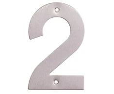 Haushalt Numeris "2", nerūdijančio plieno, 145 mm
