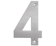Haushalt Numeris "4", nerūdijančio plieno, 145 mm