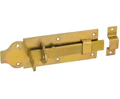 Durų skląstis Domax 611101/853601, geltonas, 18 cm x 6,5 cm