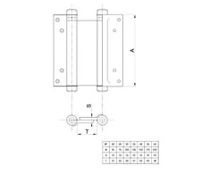 Lankstas durims IBFM 107030, nikelio