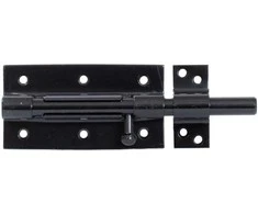 Haushalt Durų skląstis, 120 mm, juodos spalvos