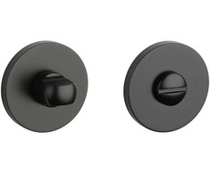 Durų suktuvas Valnes WC, juodas, 0,4 cm x 0,4 cm