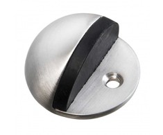Durų atrama Valnes DIA45, DIA 4.5 cm, guma/nerūdijantis plienas/metalas, nerūdijančio plieno spalva