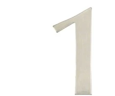 Durų numeris Haushalt SS-1, 6,2 cm x 3,5 cm, nerūdijantis plienas, nerūdijantis plienas