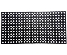Durų kilimėlis Domoletti Rho 004, juodas, 50 cm x 100 cm x 1,6 cm