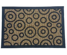 Durų kilimėlis Domoletti Rmcpao 18, rudas/juodas, 40 cm x 60 cm x 0,8 cm