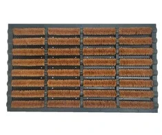 Domoletti DOOR MAT RUBBER WIRE BRUSH 45X75 20MM