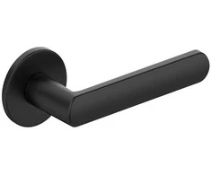 Durvju rokturis, iekštelpām Metal-Bud R Slim Juodas LUNA R SLIM, melna