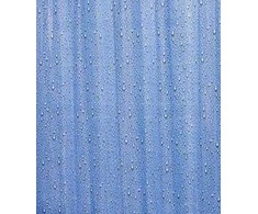 Dušo užuolaida Ridder Drops 34330, mėlyna, 200 cm x 180 cm