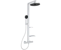 Dušo komplektas su termostatiniu maišytuvu Ideal Standard Alu+ Sidabrinis Matt, sidabro sp.