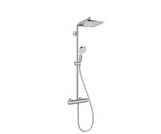 Dušo sistema su termostatiniu maišytuvu Hansgrohe Crometta E 240, chromuota.