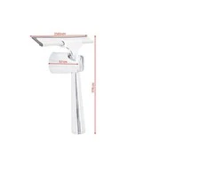 Stiklo dušo valytuvas Tesa 40345, 5.5 cm, 23.9 cm