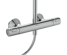 Dušo komplektas su termostatiniu maišytuvu Ideal Standard Ceratherm T25, chromuotas.