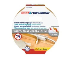 Dvipusė lipni juosta Tesa 55714-00000, dvipusė, 5 m x 0,9 cm