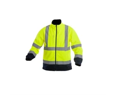 Džemperi vīriešu Sara Workwear Drogowiec 14420-27, zila krās./dzeltena krās./pelēka krās., XXL dydis