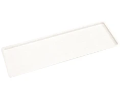 Indų džiovyklės padėklas Rejs, 44 cm x 5.7 cm x 1.5 cm, plastikas, balta sp.