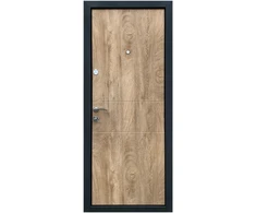 DOOR STEEL OPTIM-185 BROWN 860X2050X80L