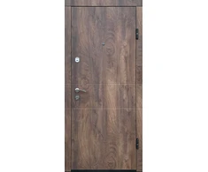 DOOR STEEL OPTIM-185 BROWN 860X2050X80R