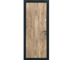 DOOR STEEL OPTIM-185 BROWN 860X2050X80R
