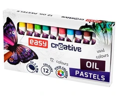 Easy Oil pastelės 12 spalvų EASY (234003)