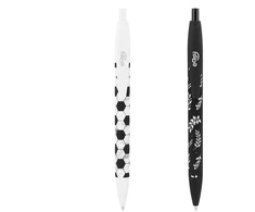 Easy Ballpoint pen. baltas col./juodas col.. 0.7 mm
