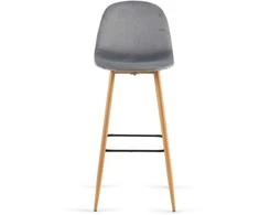Ēdamistabas krēsls Domoletti ALAULA 53000006488, pelēka krās., 47.5 cm x 42.5 cm x 106 cm