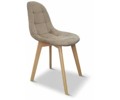 Ēdamistabas krēsls Domoletti Emre, ivory beige, 54 cm x 47 cm x 85 cm