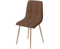 Ēdamistabas krēsls Domoletti Harry 53000006456, koka krās./brūna krās., 45 cm x 55.5 cm x 88 cm