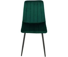 Ēdamistabas krēsls Domoletti Harry 53000006459, melna krās./tumši zaļa krās., 45 cm x 55.5 cm x 88 cm