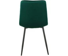 Ēdamistabas krēsls Domoletti Harry 53000006459, melna krās./tumši zaļa krās., 45 cm x 55.5 cm x 88 cm