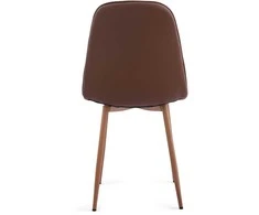 Ēdamistabas krēsls Domoletti Stoke 53000006447, koka krās./brūna krās., 44.5 cm x 53 cm x 88 cm