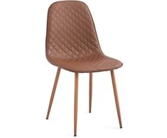 Ēdamistabas krēsls Domoletti Stoke 53000006447, koka krās./brūna krās., 44.5 cm x 53 cm x 88 cm