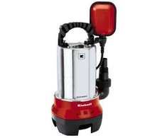 Einhell dirty water pump GC-DP 6315 N, submersible / pressure pump (red/stainless steel, 630 watts)