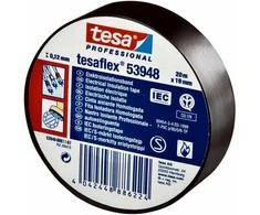 Izoliacinė juosta Tesaflex 53988, juoda, 19 mm x 20 m