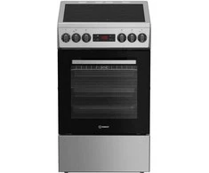 Viryklė INDESIT Cooker | IS5V8CSX/P | Hob type Ceramic | Oven type Electric | Stainless Steel | Plotis 50 cm | Grilling | Gylis 60 cm | 55 L