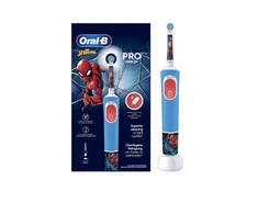 Elektrinis dantų šepetėlis Oral-B D103.413.2K Vitality PRO Kids, mėlyna sp./raudona sp.