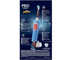 Elektrinis dantų šepetėlis Oral-B D103.413.2K Vitality PRO Kids, mėlyna sp./raudona sp.