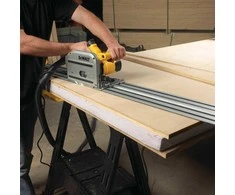 Elektrinis diskinis pjūklas Dewalt DWS520KTR-QS, 1300 W, 165 mm, su liniuote