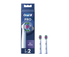 Dantų šepetėlis Elektriskās zobu birstes galviņa Oral-B EB18-2 3D Baltas Pro, 2 gab.