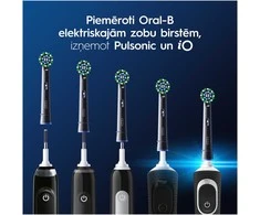 Dantų šepetėlis Elektrinio dantų šepetėlio galvutė Oral-B EB50-2 Cross Action Pro Juodas, juoda sp., 2 vnt.