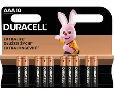 Elementai DURACELL AAA/LR03. 1,5 V. 10 vnt.