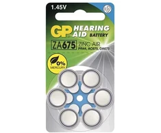 Elementai GP Hearing Aid ZA675/PR44, 6 vnt.