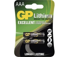 Elementai GP Lithium AAA/LR03, 2 vnt.